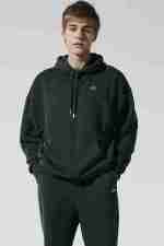 Accolade Hoodie Charcoal Green