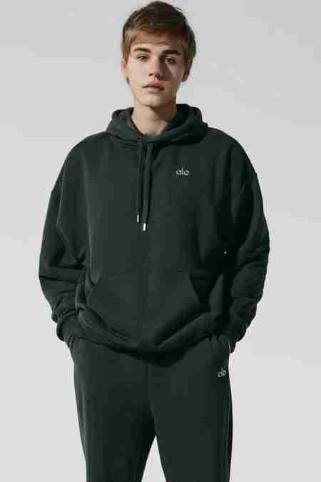 Accolade Hoodie Charcoal Green