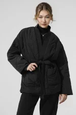 Alo Black Puffer Jacket