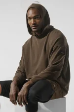Alo Brown Hoodie Side