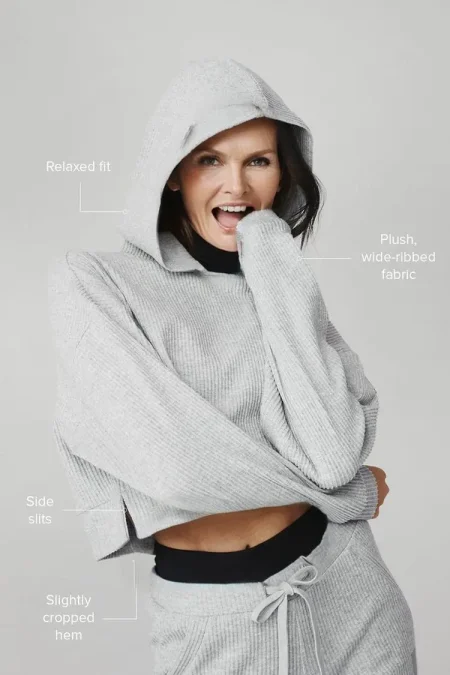 Alo Grey Hoodie front
