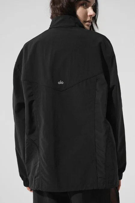 alo track jacket logo