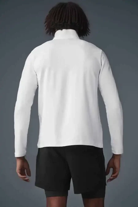 Alo White Sweatshirt Back