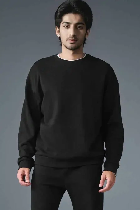 Black Velour Tracksuit Mens