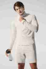 Conquer 1/4 Zip Reform Long Sleeve Bone