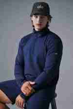 Conquer 1/4 Zip Reform Long Sleeve Navy