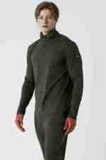 Conquer 1/4 Zip Reform Long Sleeve Stealth Green
