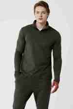 Conquer 1/4 Zip Reform Long Sleeve Stealth Green