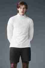 Conquer 1/4 Zip Reform Long Sleeve white
