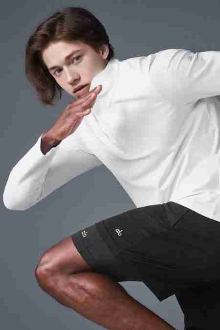 Conquer 1/4 Zip Reform Long Sleeve White