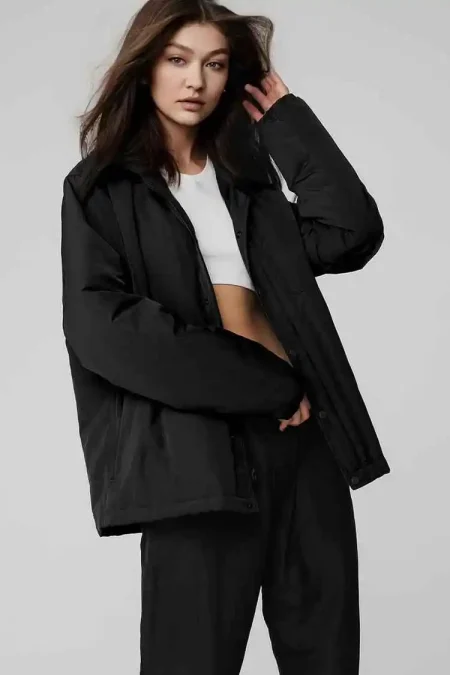 alo black jacket Fount Side