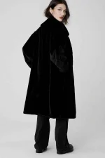 alo faux fur jacket side