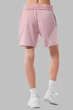 Alo Pink Shorts Back