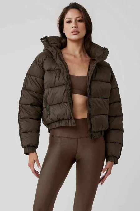 alo yoga puffer jacket