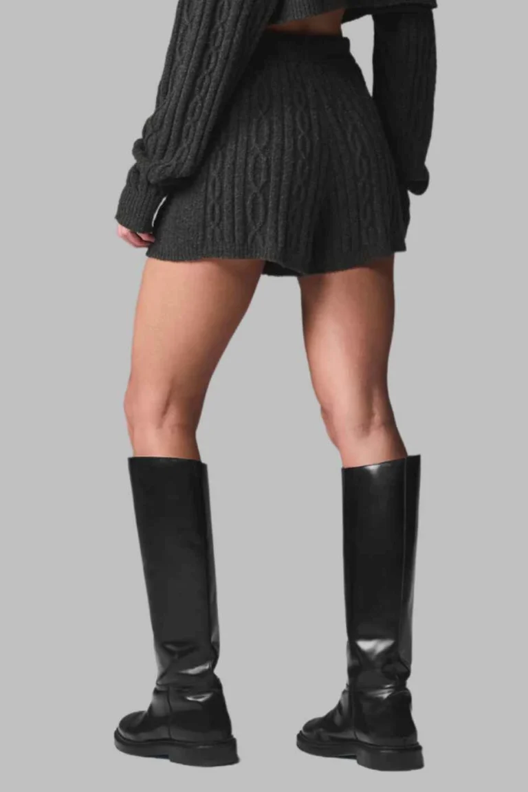 Dark Gray Shorts Back